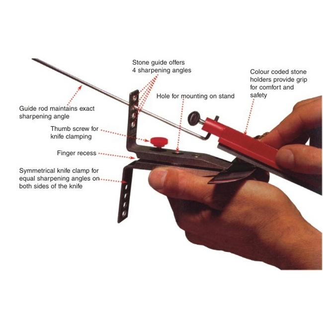 картинка Точилка для ножей Lansky Natural Arkansas Knife Sharpening System LNLKNAT