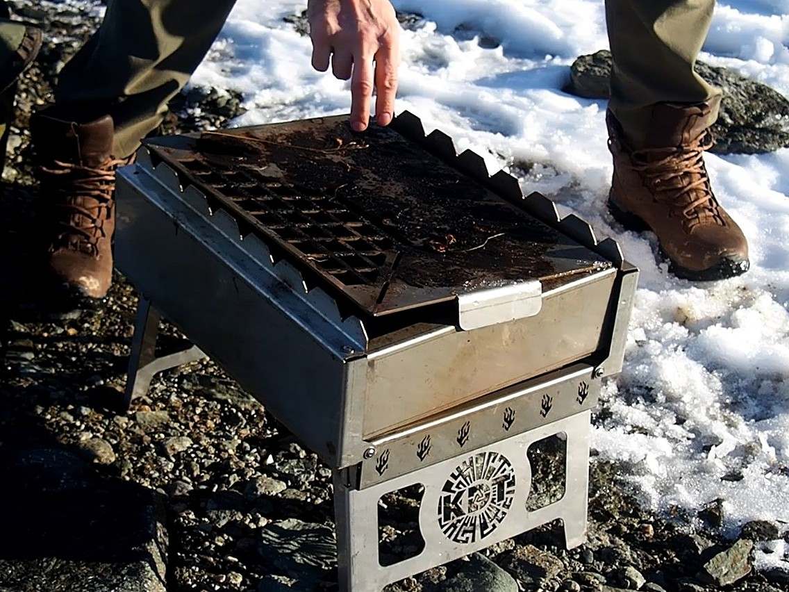 картинка Мангал "КДТ" из пищевой нержавеющей стали