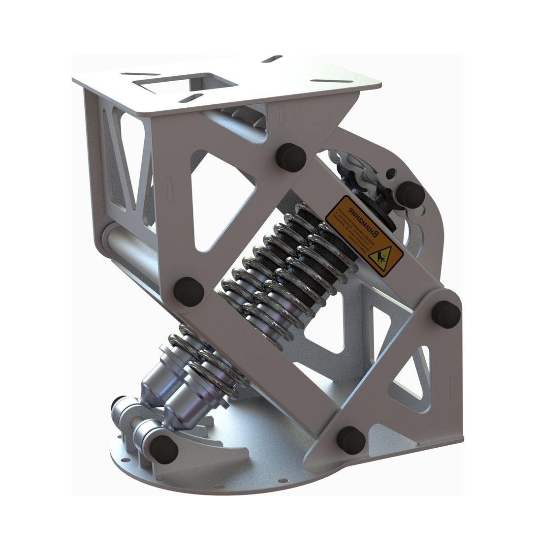 картинка Стойка амортизационная Практик 300 v2, оцинкованная, окрашенная RAL 9023