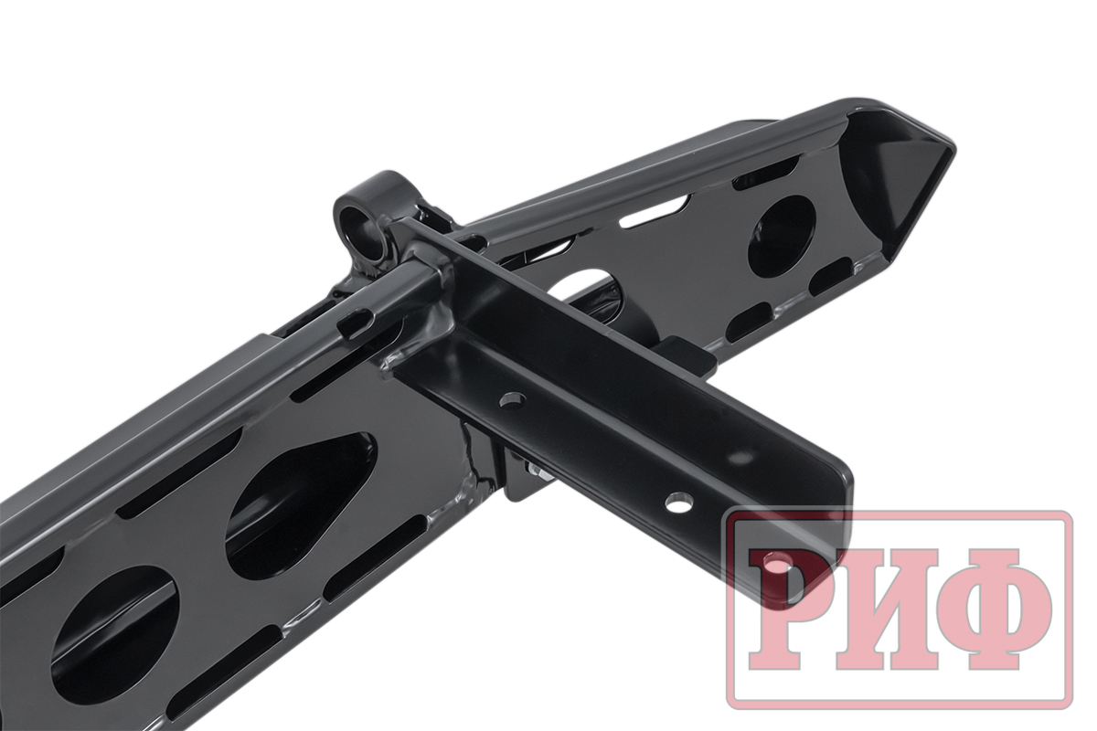 картинка Бампер задний РИФ УАЗ Хантер с квадратом под фаркоп, фонарями и калиткой лифт