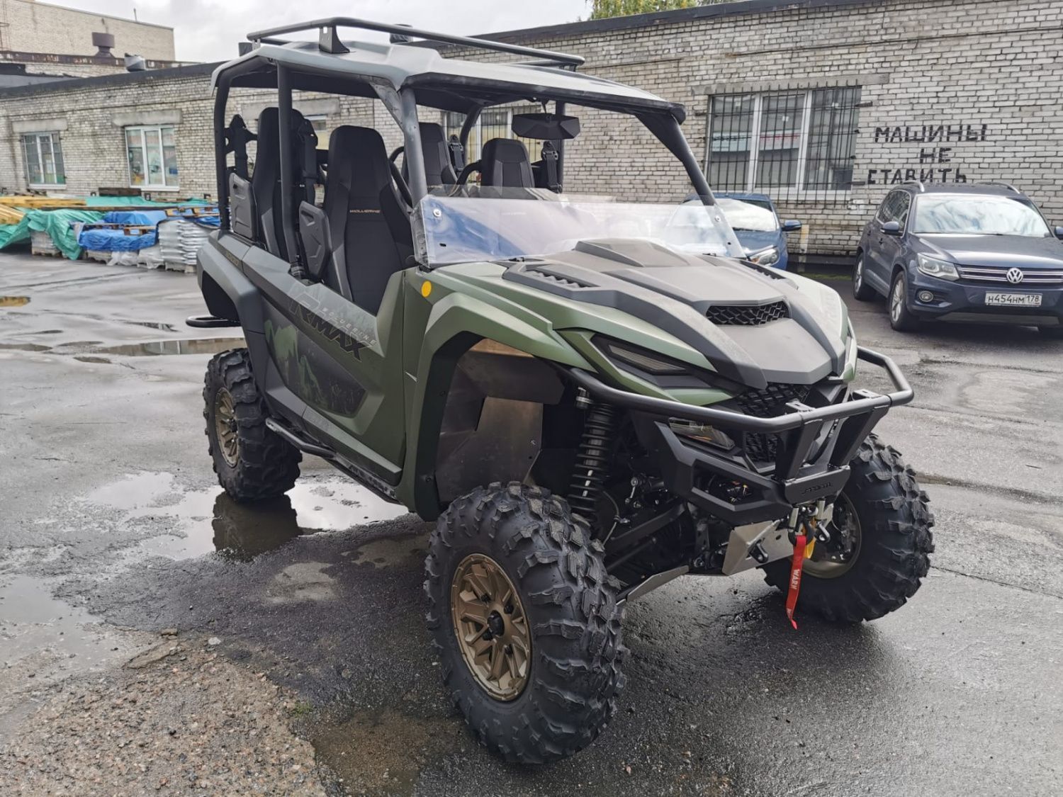 картинка Лобовое стекло половинка Yamaha Wolverine RMax2 RMax4