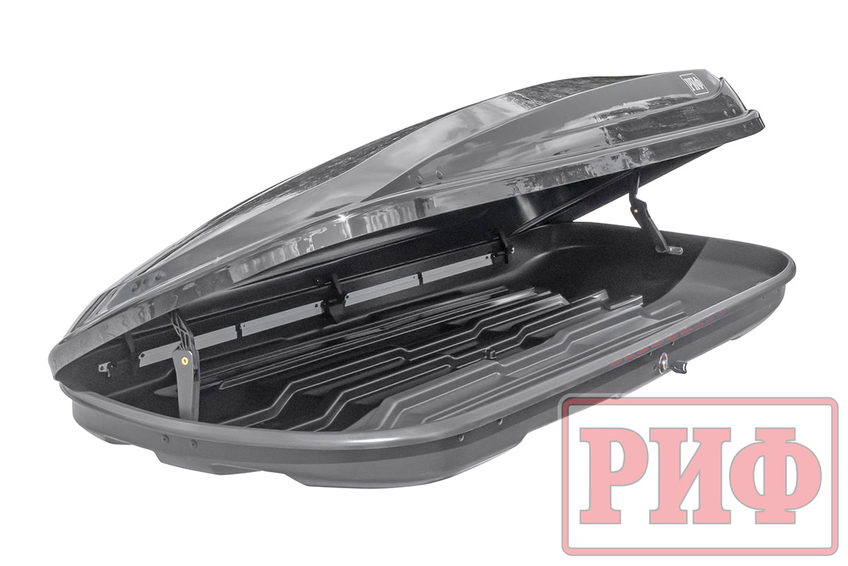 картинка Бокс РИФ Курорт 520 л черный глянец, двусторонний