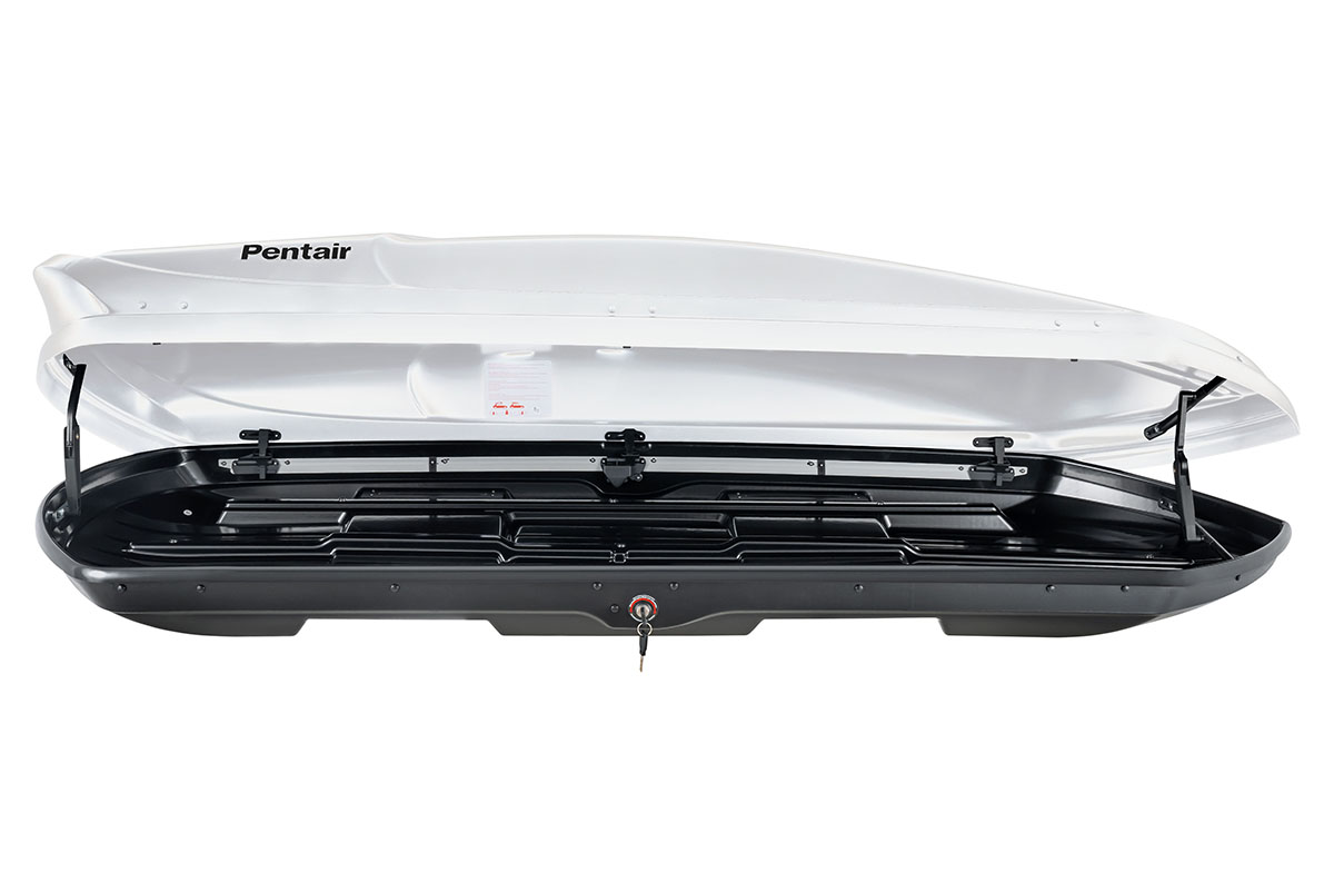 картинка Бокс автомобильный на крышу Pentair COBRA 520L белый глянец, двусторонний