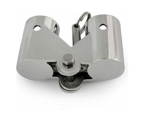 картинка Кронштейн складной с фиксацией нержавеющий д. 22 мм