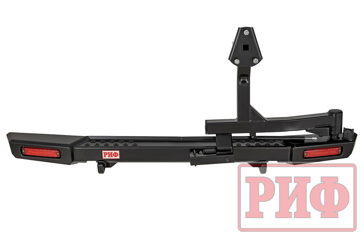 картинка Бампер задний РИФ УАЗ Буханка с фонарями, калиткой, возможностью установки фаркопа, стандарт