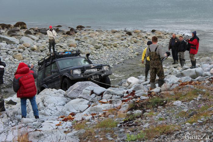 картинка Бампер передний KDT силовой со съемным кенгурином для LAND ROVER DISCOVERY