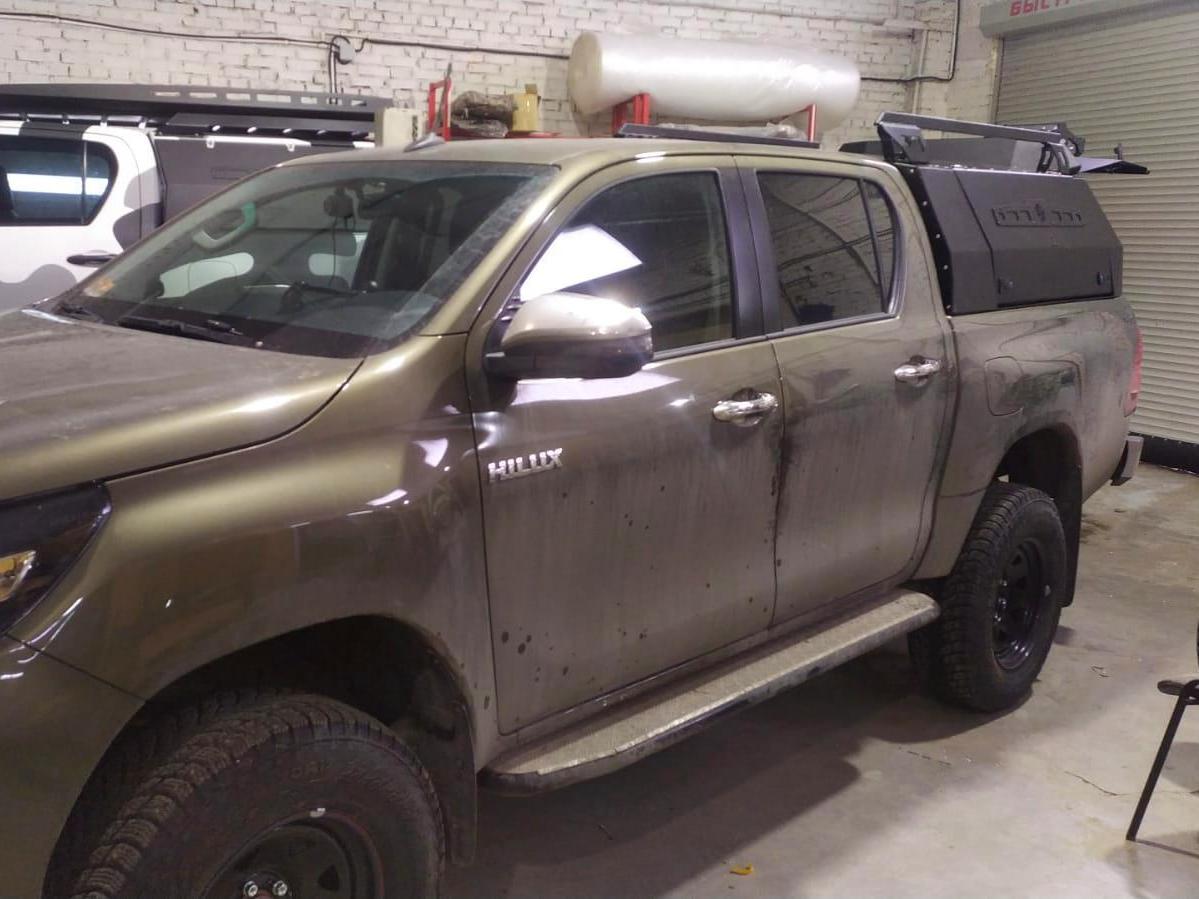 картинка Рейлинги грузовые KDT универсальные для кунга, сталь — 1328(R)