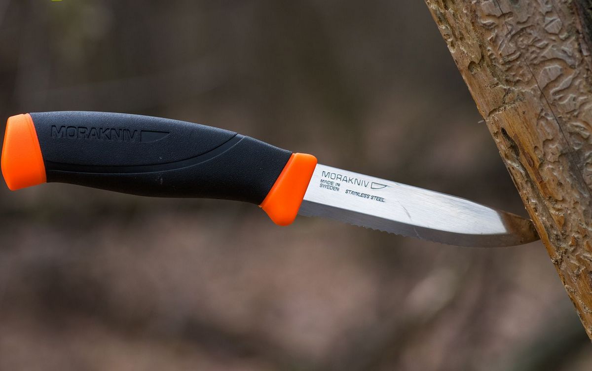картинка Нож Morakniv Companion F Serrated, нержавеющая сталь, 11829