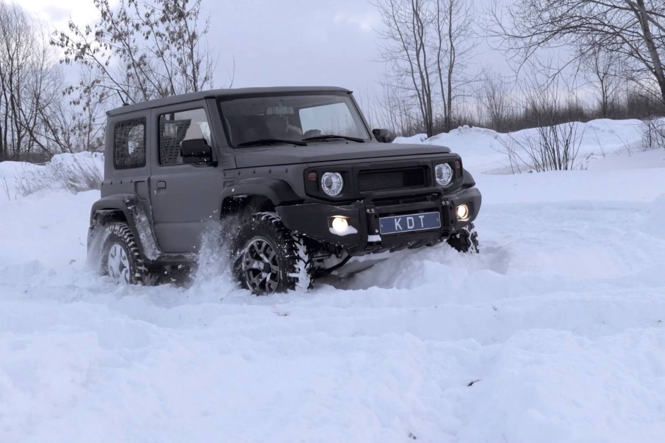 Расширители колесных арок и крылья композитные (комплект) Suzuki Jimny