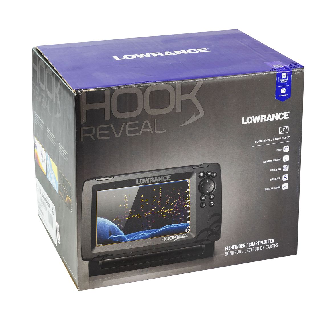 картинка Картплоттер Lowrance HOOK REVEAL7 TRIPLESHOT ROW