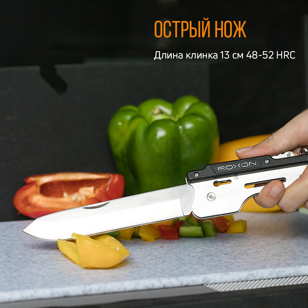 картинка Компактный набор для барбекю Roxon (металлический) S601