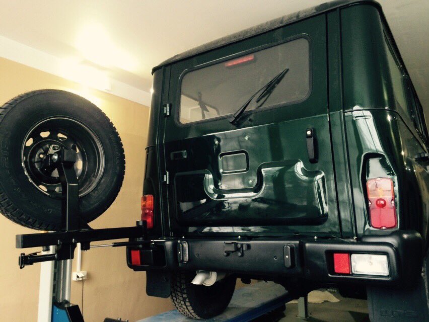 картинка Калитка РИФ в штатный задний бампер УАЗ Хантер