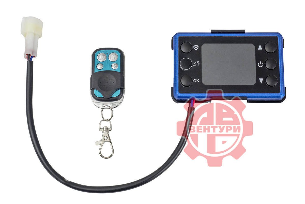 картинка Воздушный стояночный обогреватель 24V/5кВт Keming (пластик.бак 10л) синий пульт