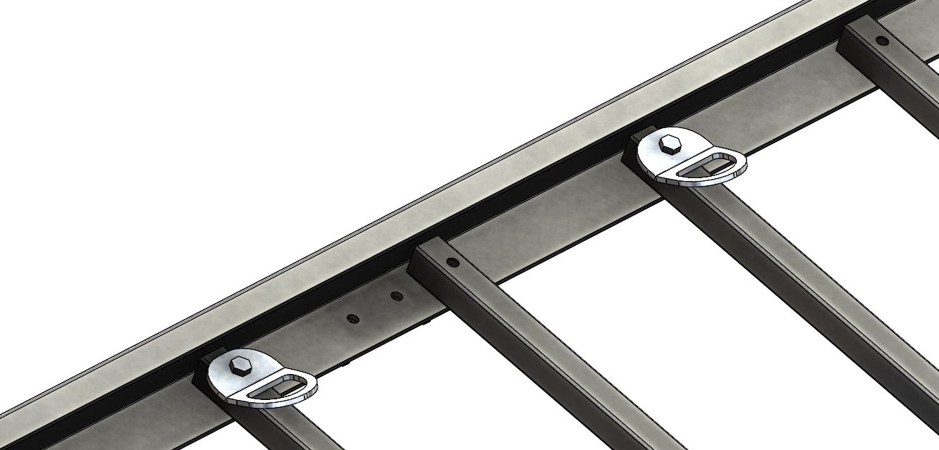 картинка Багажник на крышу кабины УАЗ Пикап АВС-Дизайн ABC.UAZ.LC.001