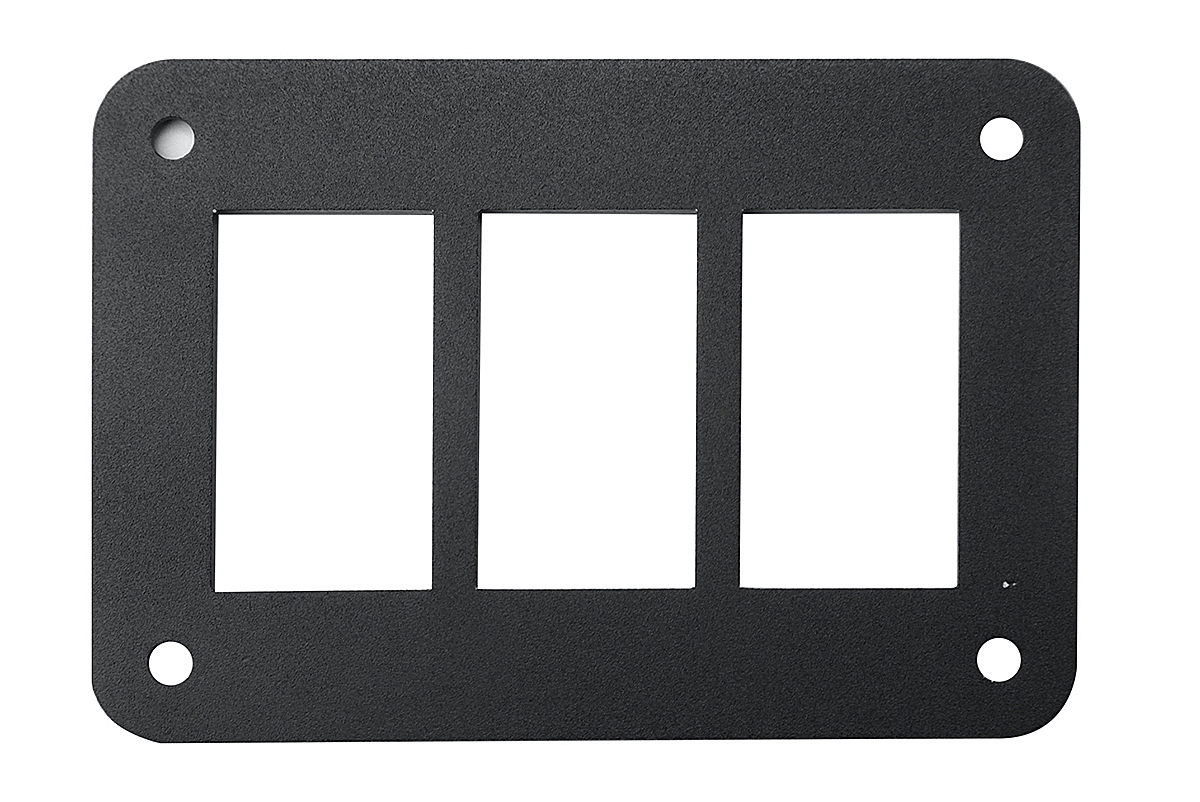 картинка Панель кнопок монтажная РИФ три отверстия