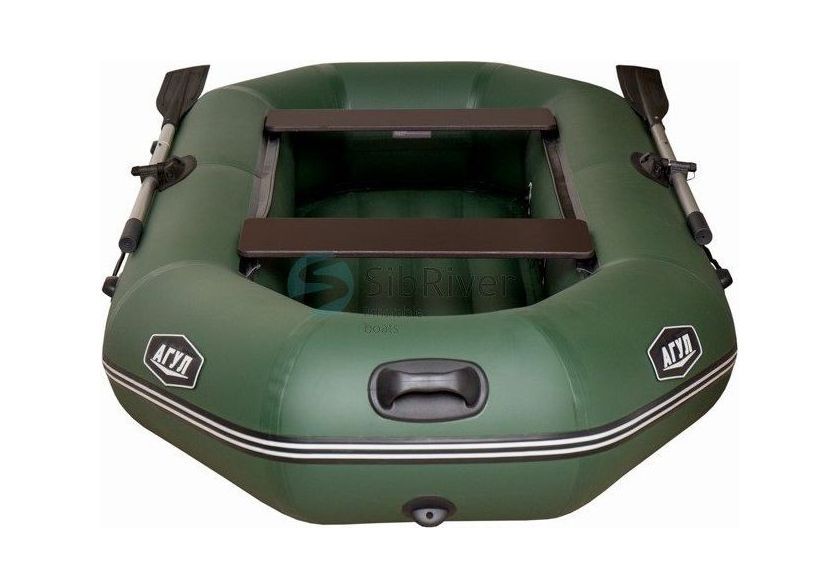 картинка Надувная лодка ПВХ Агул 275 НД, зеленый, SibRiver