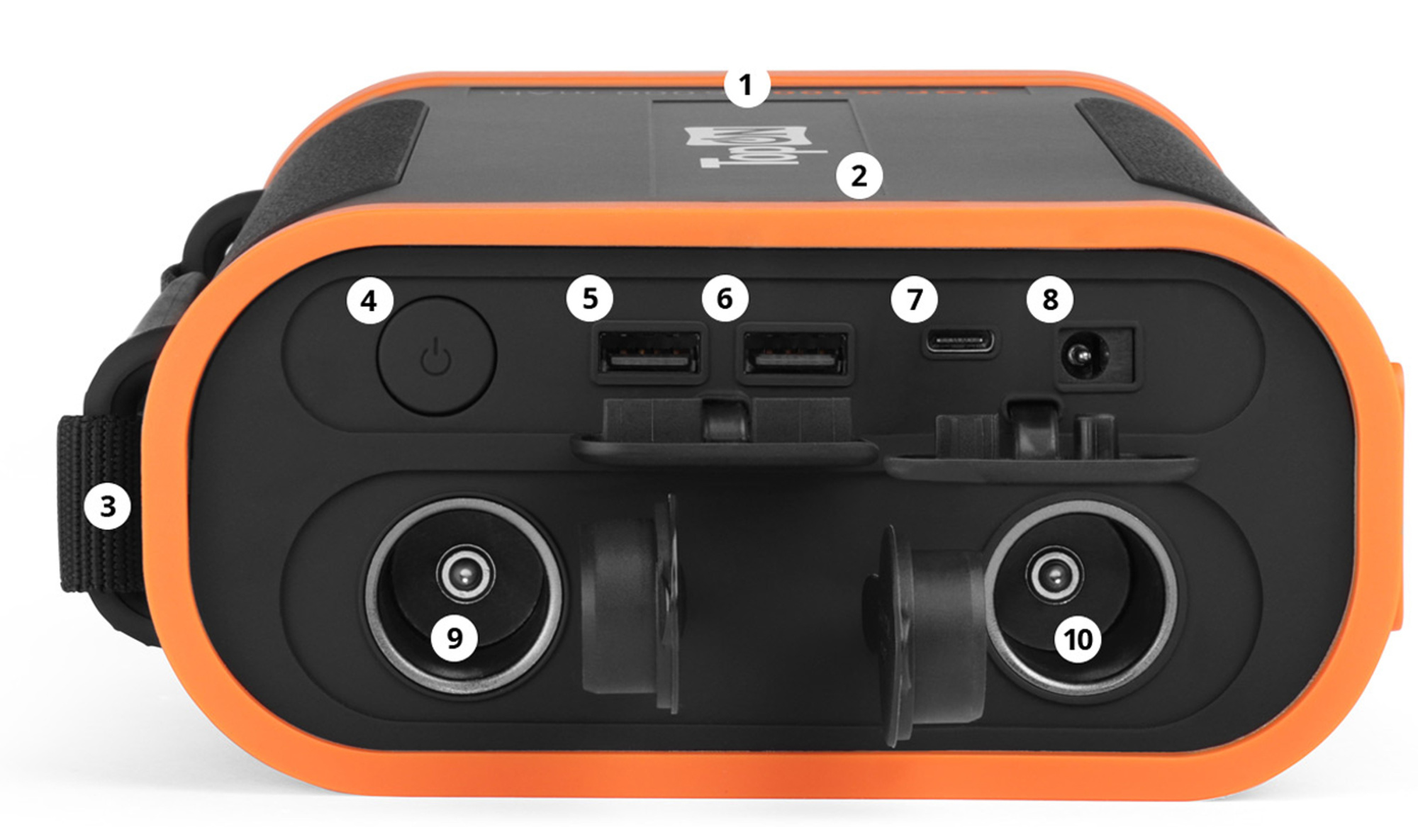 картинка Универсальная внешняя батарея TopON TOP-X100 96000мАч (307Wh)