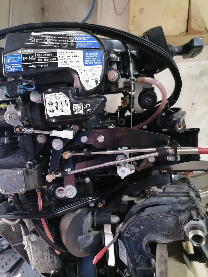 картинка Комплект подключения дистанционного управления Mercury F10-20(инжектор)