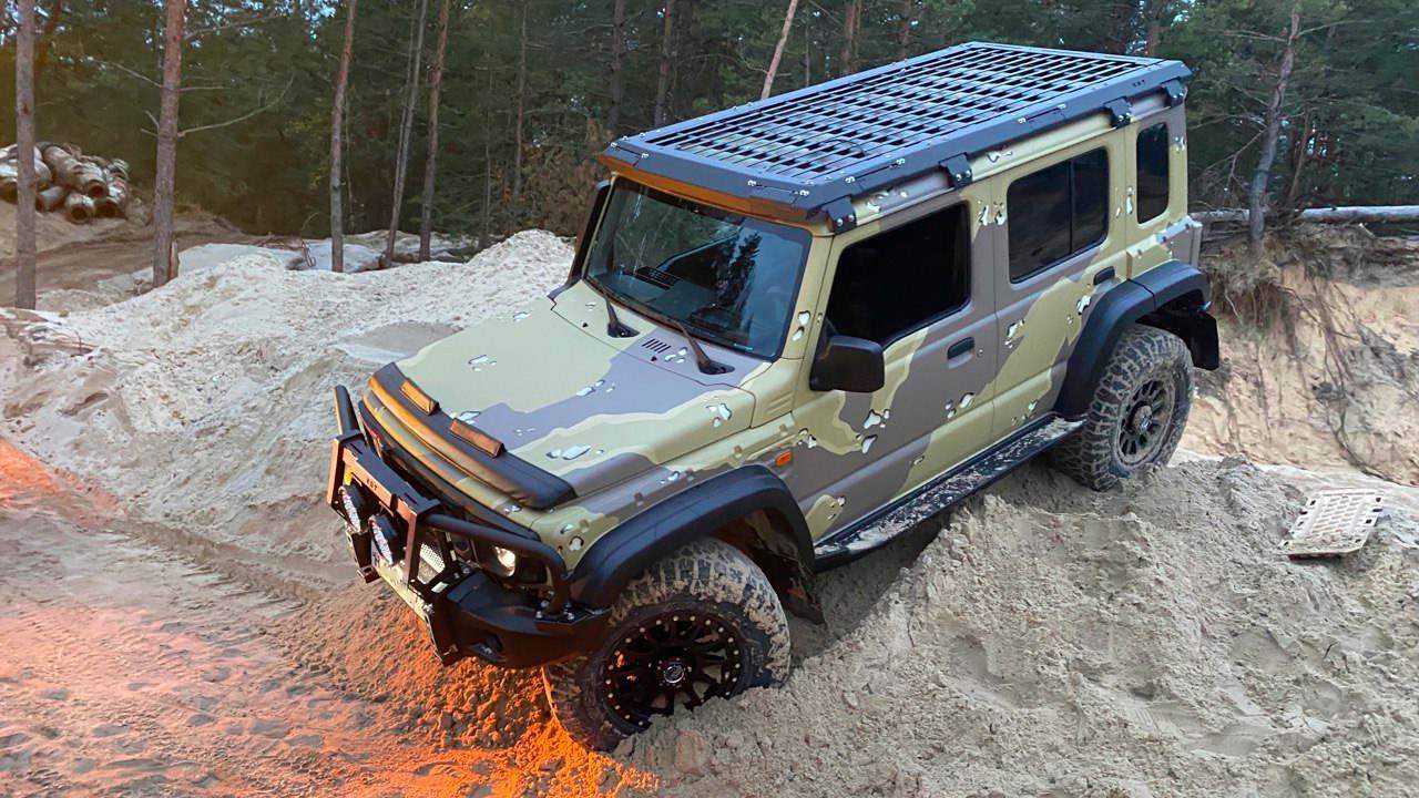 картинка Силовые пороги для Suzuki Jimny 5 дверей