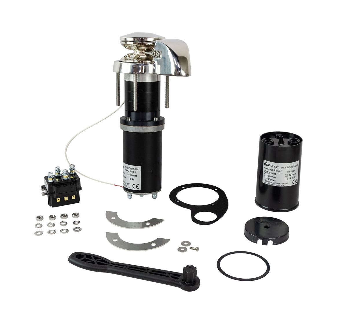 картинка Лебедка якорная Italwinch SMART-V, 500Вт, 12 В, цепь 6мм