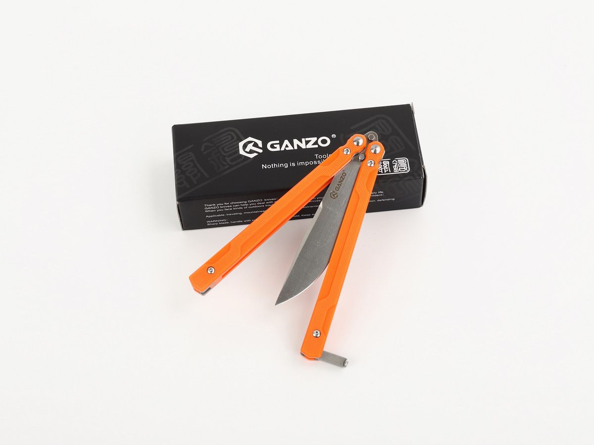 картинка Нож-бабочка Ganzo G766-OR, оранжевый