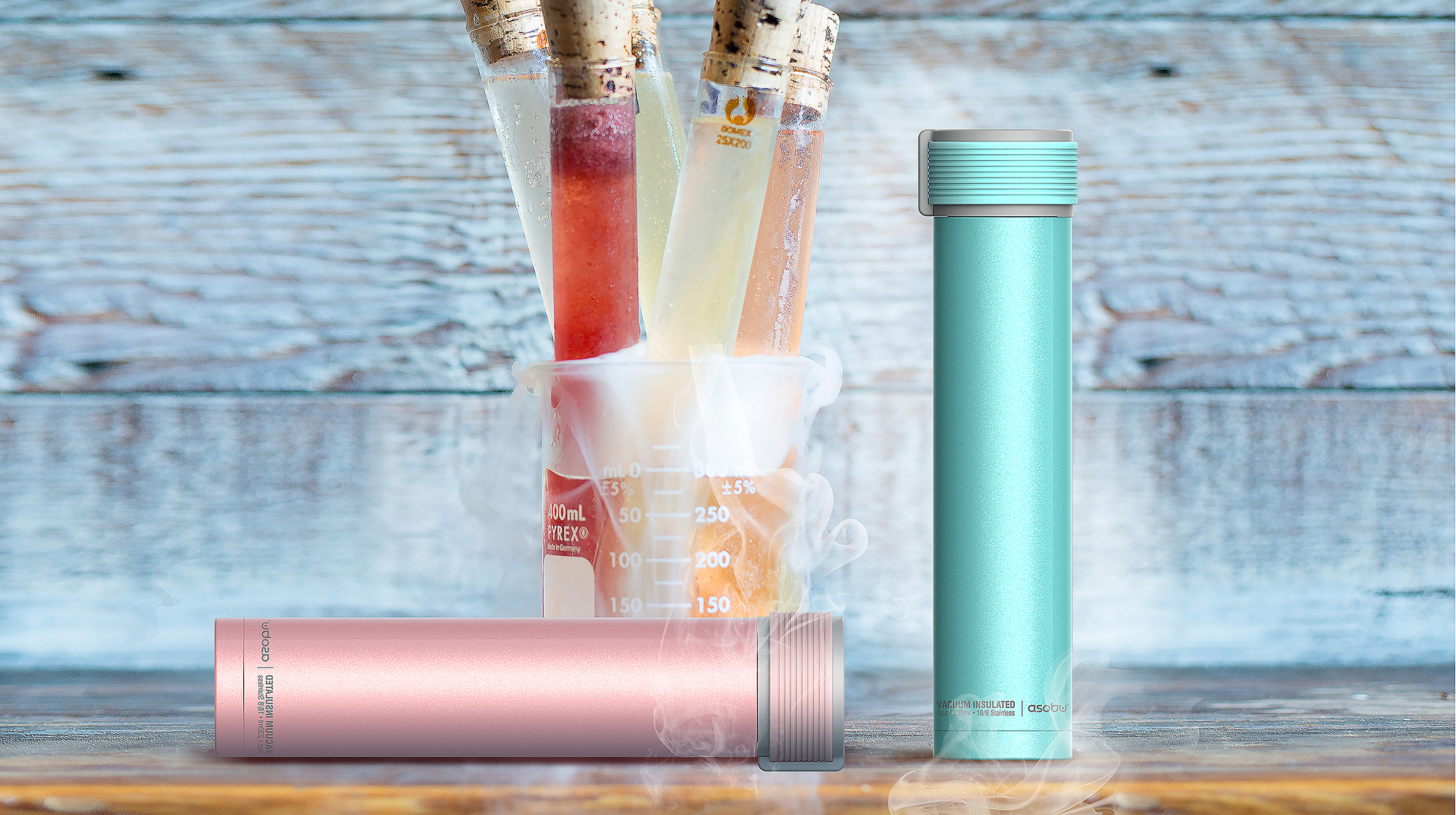 картинка Термос SKINNY MINI, 230 мл, бирюзовый