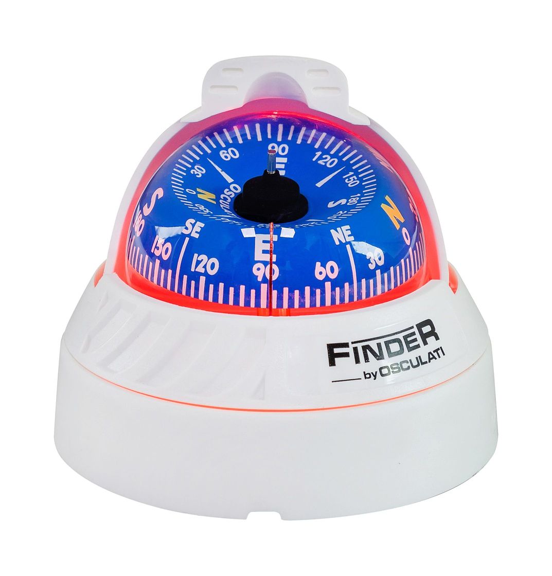 картинка Компас FINDER размер 2" 5/8 (67 мм), накладной, белый