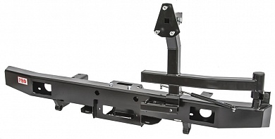 картинка Бампер задний РИФ УАЗ Буханка с площадкой под лебедку и калиткой стандарт