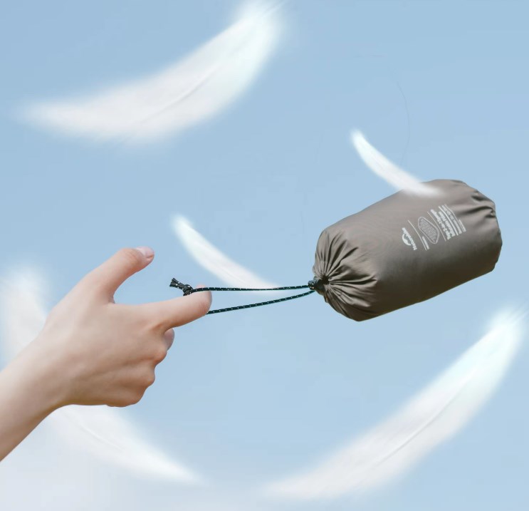 картинка Подушка самонадувающаяся Naturehike 52x32x12 см, бежевая