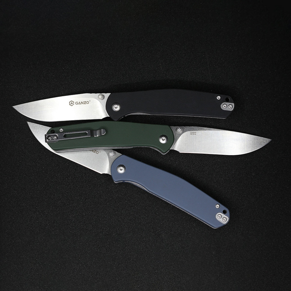 картинка Нож складной Ganzo G6804-BK   черный