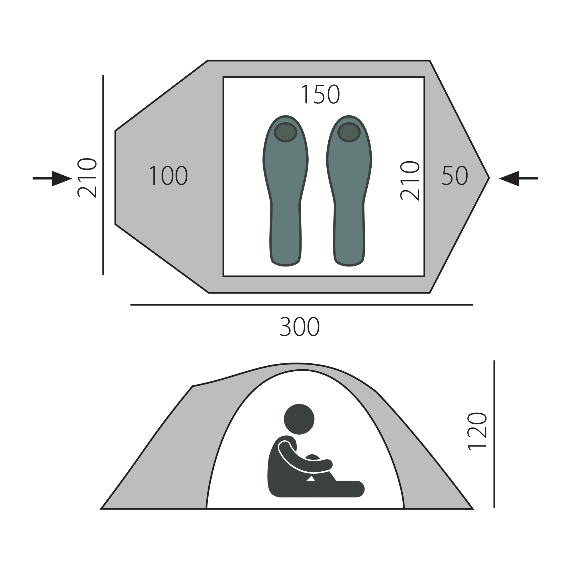 картинка Палатка BTrace CHALLENGE 2