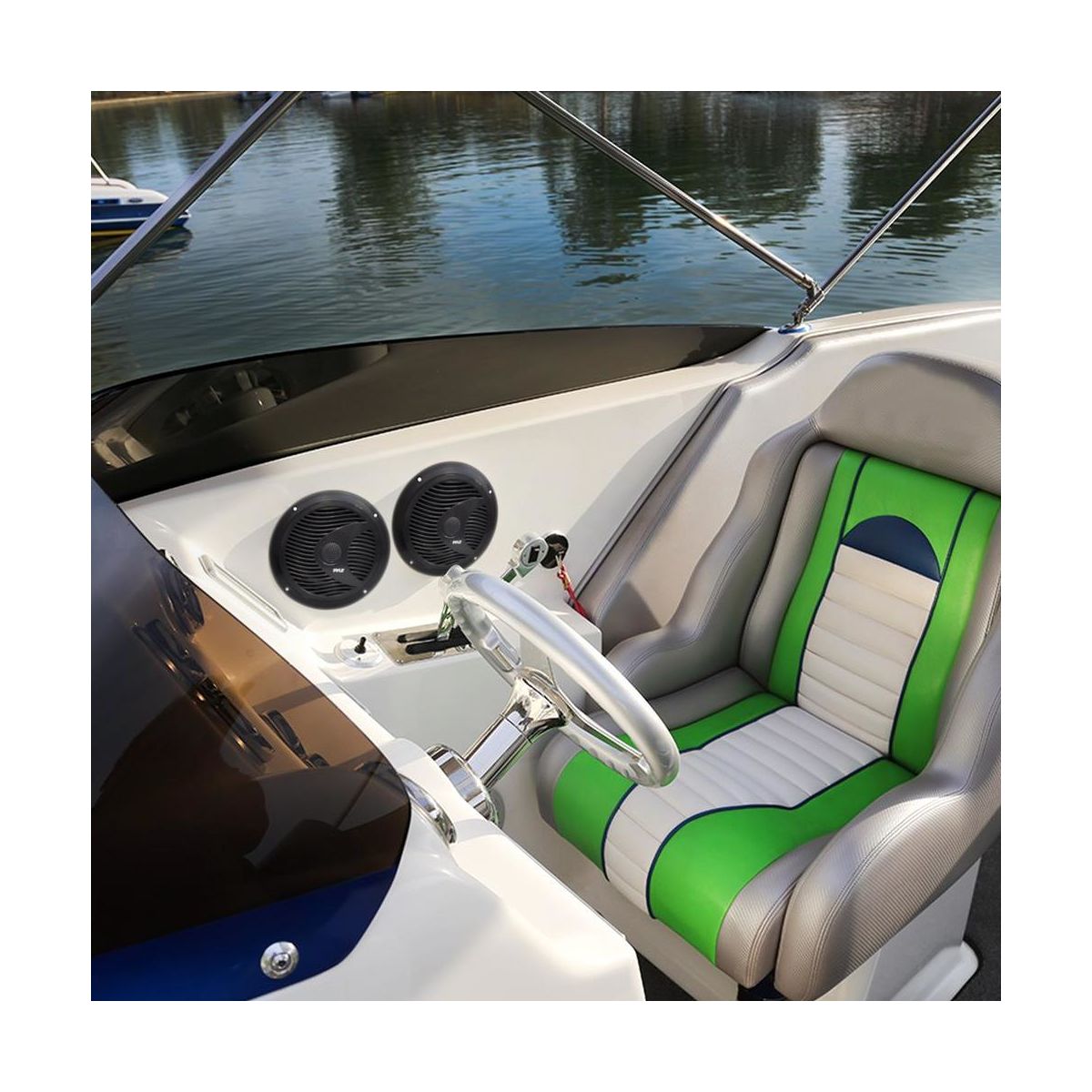 картинка Морская акустика 1DIN PYLE PLCDBT95MRB, комплект