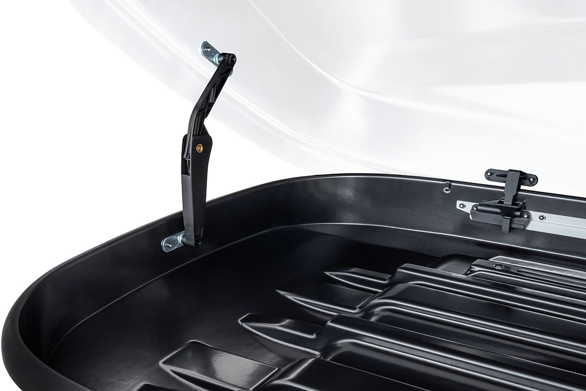 картинка Бокс автомобильный на крышу Pentair PYTHON 400L белый глянец, двусторонний