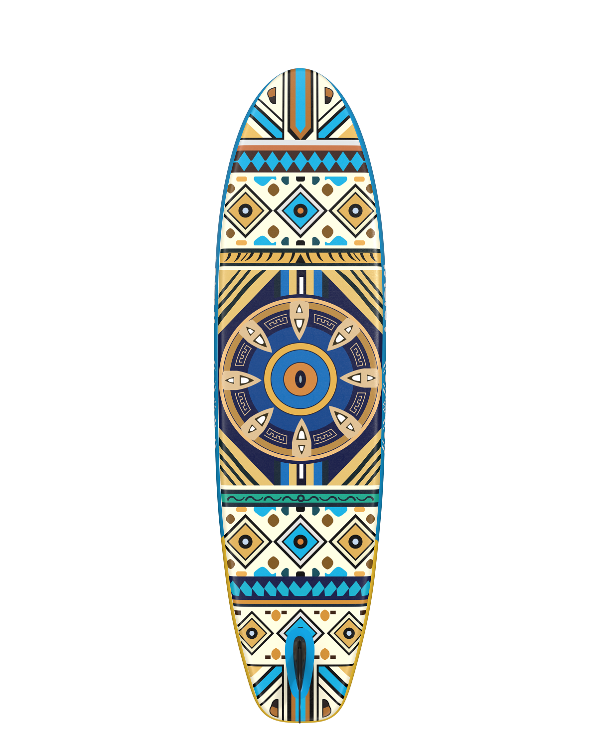 Сапборд надувной YASKA TOTEM 335x88x15 см (этнический голубой))