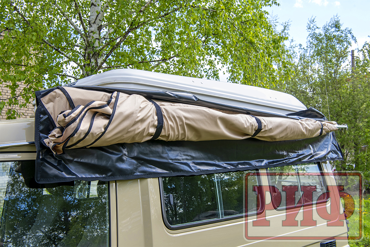 картинка Маркиза автомобильная РИФ веерная 2,5х2,5 м (левая)