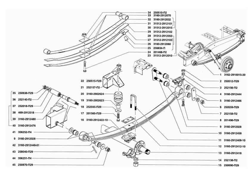 картинка Щека серьги УАЗ 3160 наружная Autogur73
