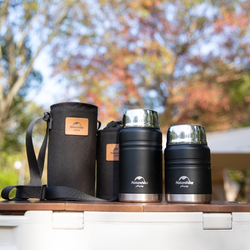 картинка Термос Naturehike NH20SJ041  750мл (для еды) , черный, 6927595767481