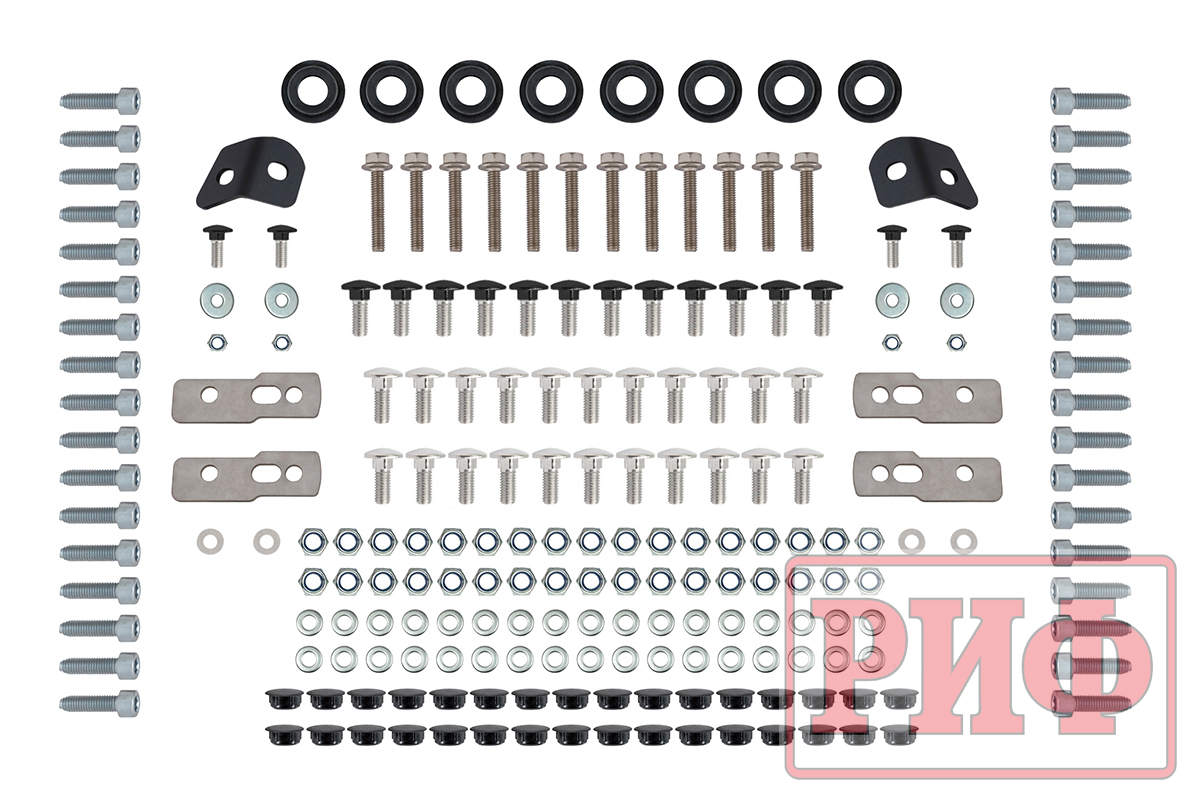 картинка Багажник экспедиционный TANK 400 1250x2080мм алюминиевый РИФ