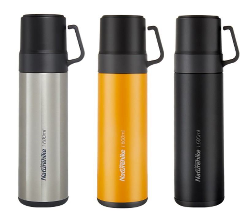 картинка Термос Naturehike NH17S020-B 3в1 600мл серебряный, 6927595724125