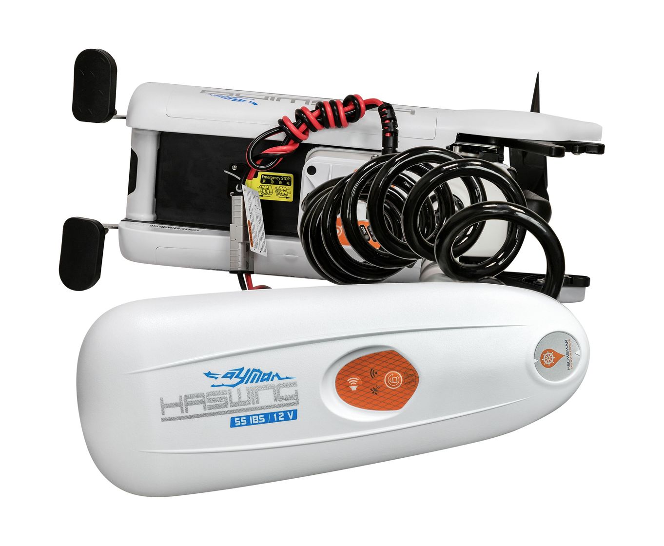 картинка Троллинговый электромотор Haswing Cayman B 55 lbs/152 см/12v/GPS (электроякорь), белый