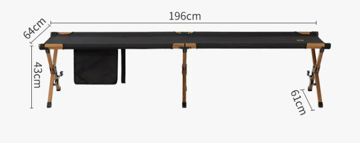 картинка Раскладушка Naturehike XJC03 196х64х43 см, до 150 кг, хаки