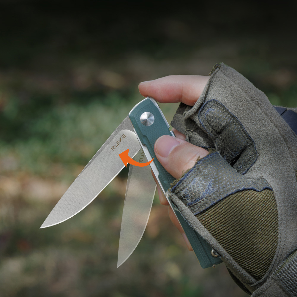 Нож складной Ruike D712-G зеленый