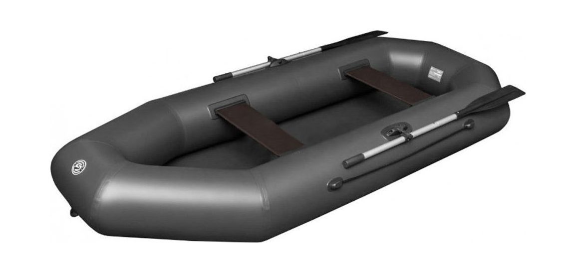 картинка Надувная лодка ПВХ Skiff 280, серый, SibRiver