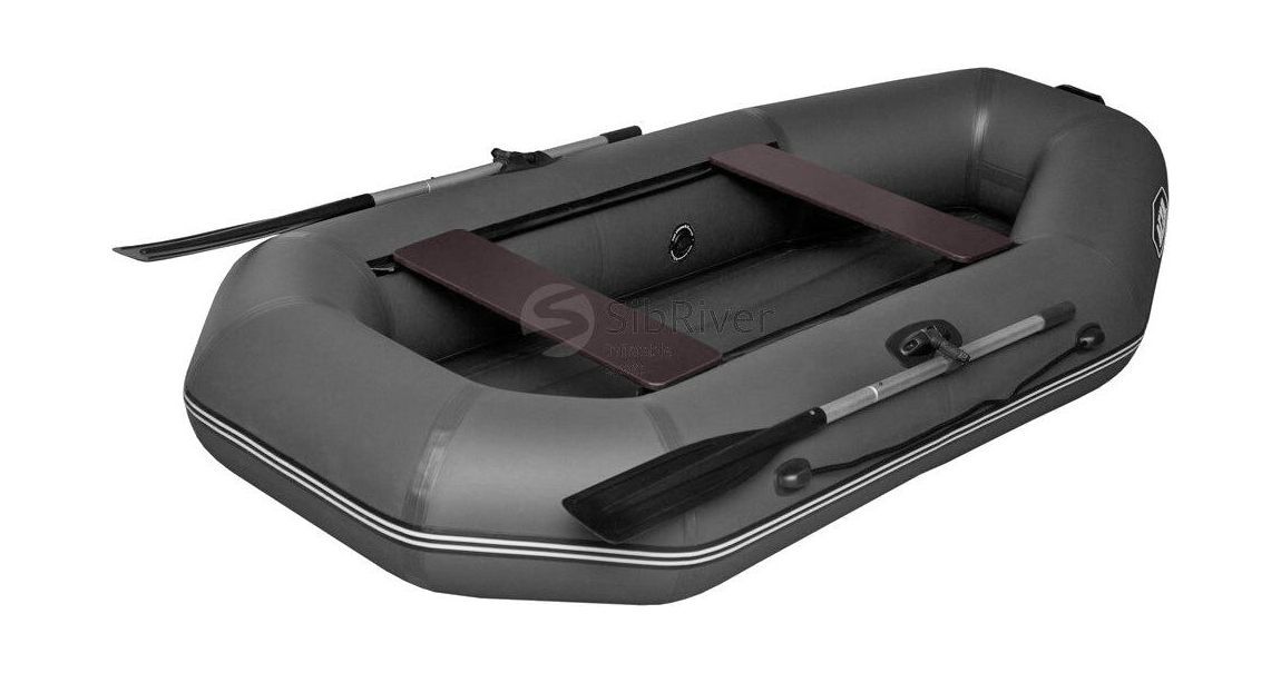 картинка Надувная лодка ПВХ Агул 275 НД, серый, SibRiver