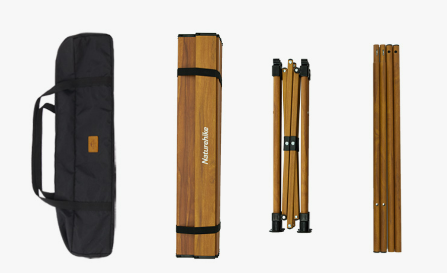 Стол туристический Naturehike увеличенный складной, 116.5х60х50,5 см.