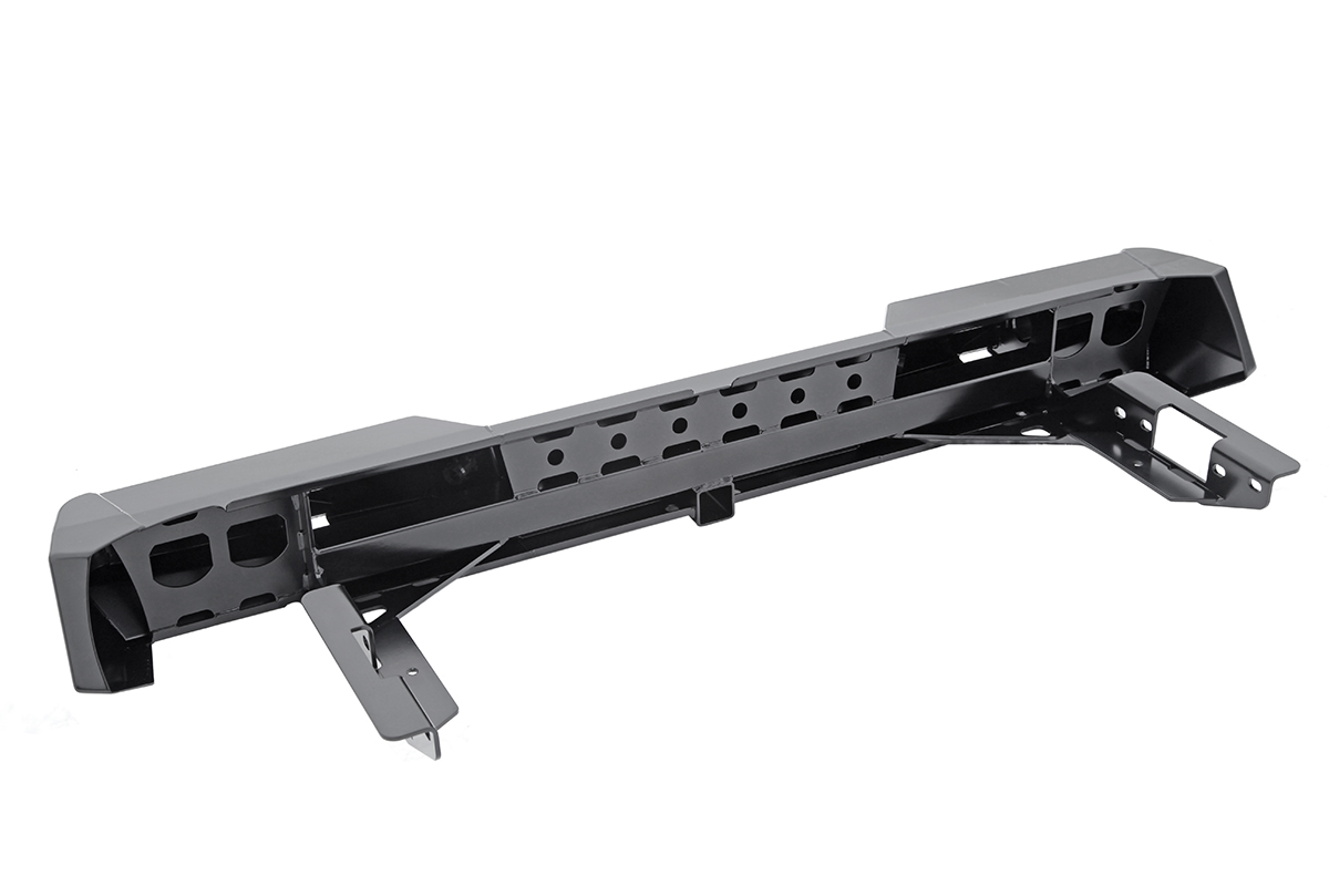 картинка Бампер задний РИФ Toyota Hilux 2015+ с квадратом под фаркоп