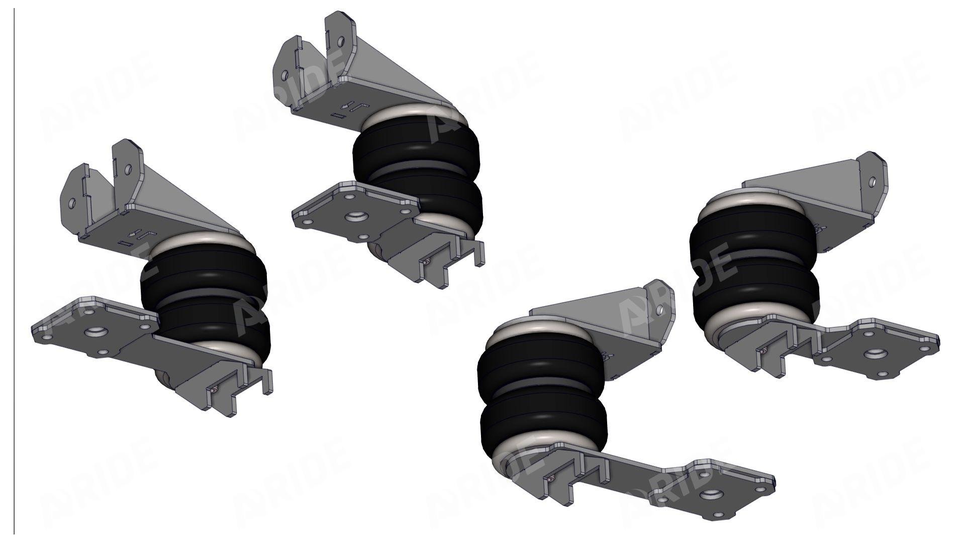 картинка Пневмоподвеска прицепа Вектор ЛАВ 81014В (двухосный)
