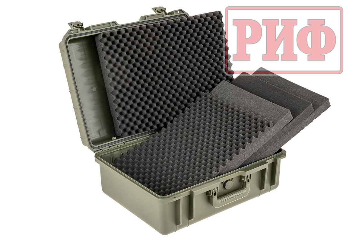 Кейс РИФ 515х415х235 мм IP67 (Хаки)