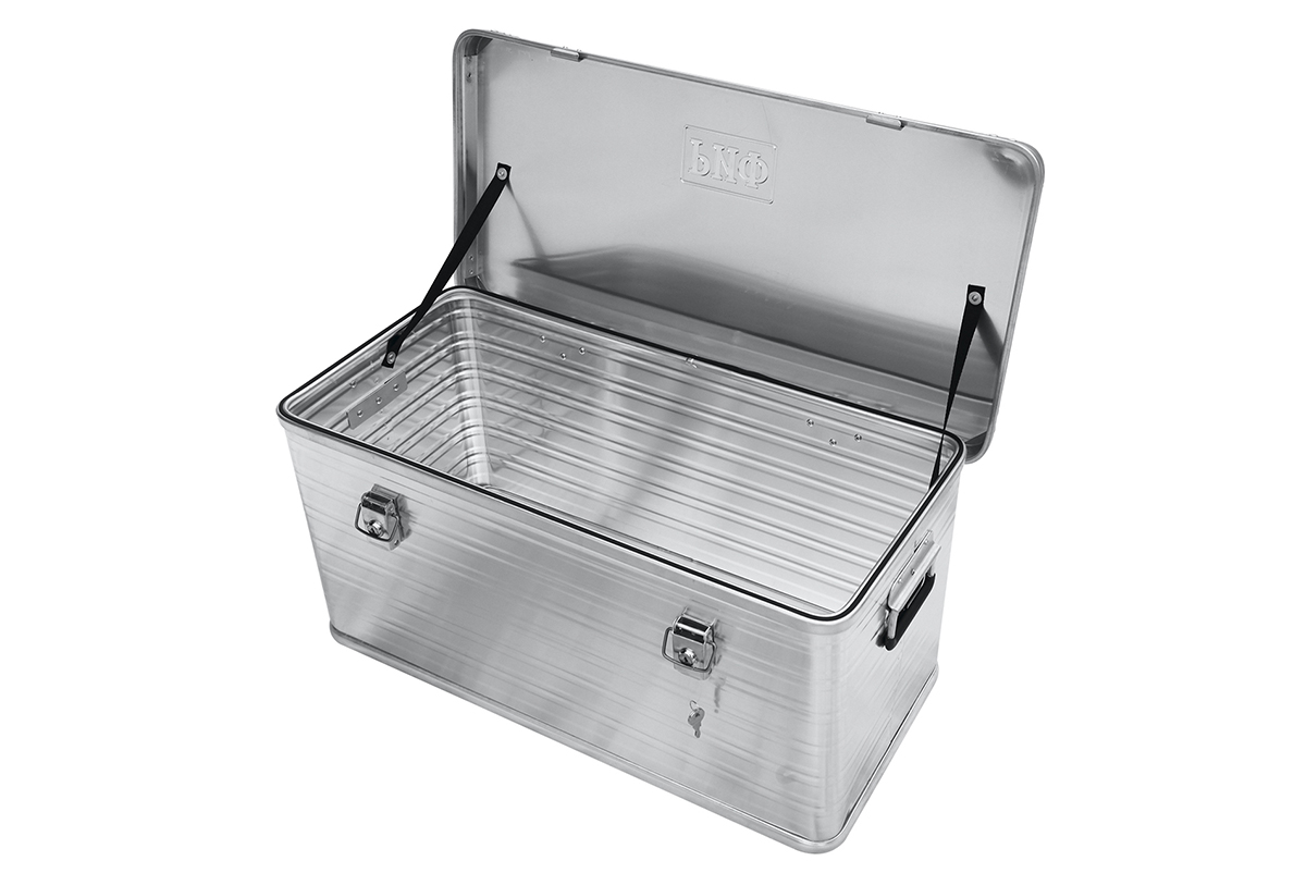 картинка Ящик алюминиевый РИФ усиленный с замком 782х385х379