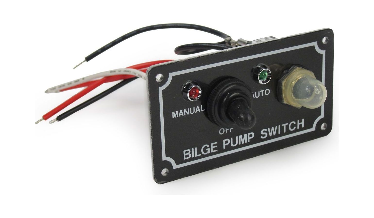 картинка Панель управления водооткачивающей помпой auto-off-manual с влагозащищенным тумблером